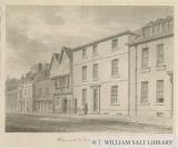 Lichfield - Library: sepia drawing