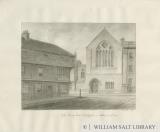 Lichfield - Guildhall: sepia drawing