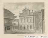 Lichfield - Guildhall: sepia drawing
