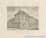Birth-place of Dr. Johnson, Lichfield: sepia drawing