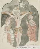 Lichfield - Represention of the Crucifixion (Greyfriars): water colour painting