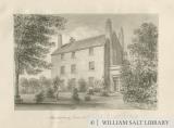 Lichfield - Master's House at St. John's Hospital: sepia drawing