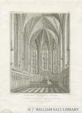 Interior of Lichfield Cathedral - Lady Chapel: engraving