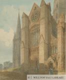 Lichfield Cathedral - South Transept: water colour painting