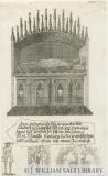Lichfield Cathedral - Bishop's tomb [?Bishop Cornhill]: etching