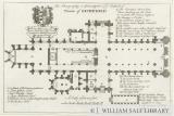 Lichfield Cathedral - Ground Plan: engraving