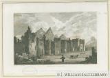 Tutbury Castle - Castle-Yard: engraving