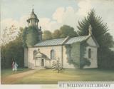 Patshull Church: water colour painting