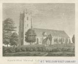 Longdon Church: engraving