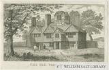 West Bromwich - 'The Oaks': engraving