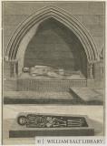 Mavesyn Ridware  - Tomb of Hugo Mavesyn: engraving