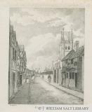 Church Street, Tamworth: lithograph