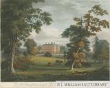 Teddesley Hall: coloured aquatint engraving