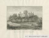 Stourton Castle: sepia wash drawing