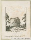 Tamworth Castle - engraving