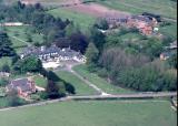Aerial view of Seighford Hall