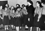 Enrolment ceremony, 1st Eccleshall Guides
