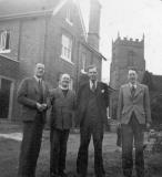Group outside the Old Vicarage, Codsall