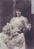 Frances Evelyn Brooke, the Countess of Warwick, and her son Maynard
