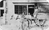Harbury.  Co-operative shop and delivery wagon