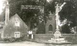 Clifford Chambers.  War Memorial and St Helen's church