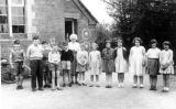 Cherington.  Group of schoolchildren