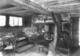 Shottery.  Interior view of  Ann Hathaway's Cottage