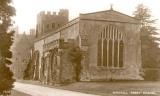 Wroxall.  Abbey, church