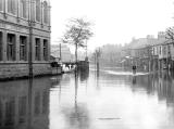 Nuneaton.  Coventry Street during floods