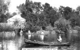 Leamington Spa.  Jephson Gardens, boating lake