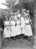 Leamington Spa.  Group of nurses