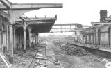 Leamington Spa.  Demolition of Avenue Road Railway Station