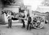 Leamington Spa.  Kenilworth Road, horse and cart