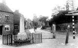 Pailton.  War memorial and cottages