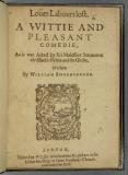 William Shakespeare, Quartos, Love's Labour's Lost, 1631 - title page