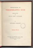 George Eliot, Impressions of Theophrastus Such..., 1st Edition - title page