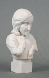 Bust of George Eliot - side