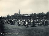 Crowds Gathered at the Bandstand in the Pump Room Gardens, Leamington Spa